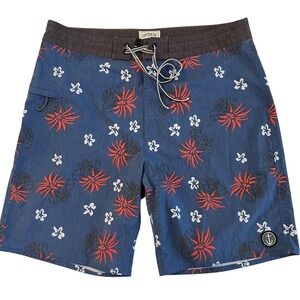 Captain Fin Mens Skulls And Floral Board Shorts, Captain Fin Mens Swimwear 120